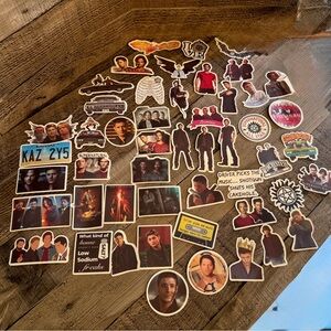 Supernatural Sticker Pack of 50 #supernatural #tvshow #stickerpack